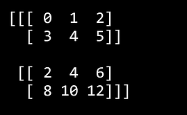 example of 3-d array