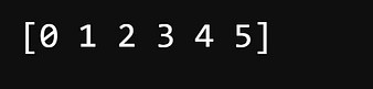 Example of 1-D Array 