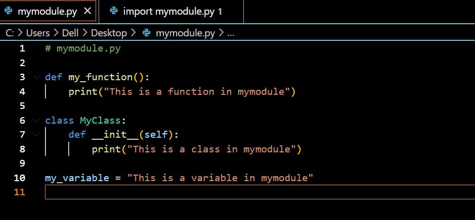 Example of Module in Python
